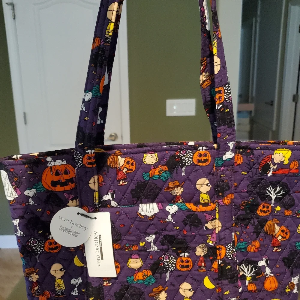 Vera Bradley Peanuts Halloween Tote - Picture 3 of 10
